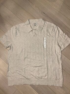 Goodfellow & Co Men's Polo in Oatmeal Heather